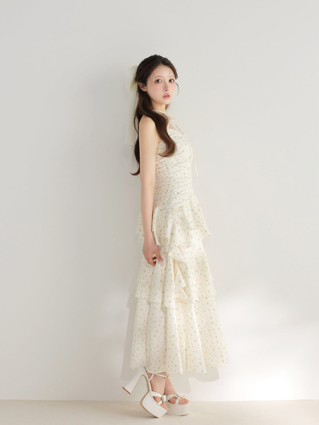 model：160cm　(size：F　color：Yellow)