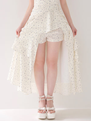 Fleur chiffon slit long onepiece(eme10847)