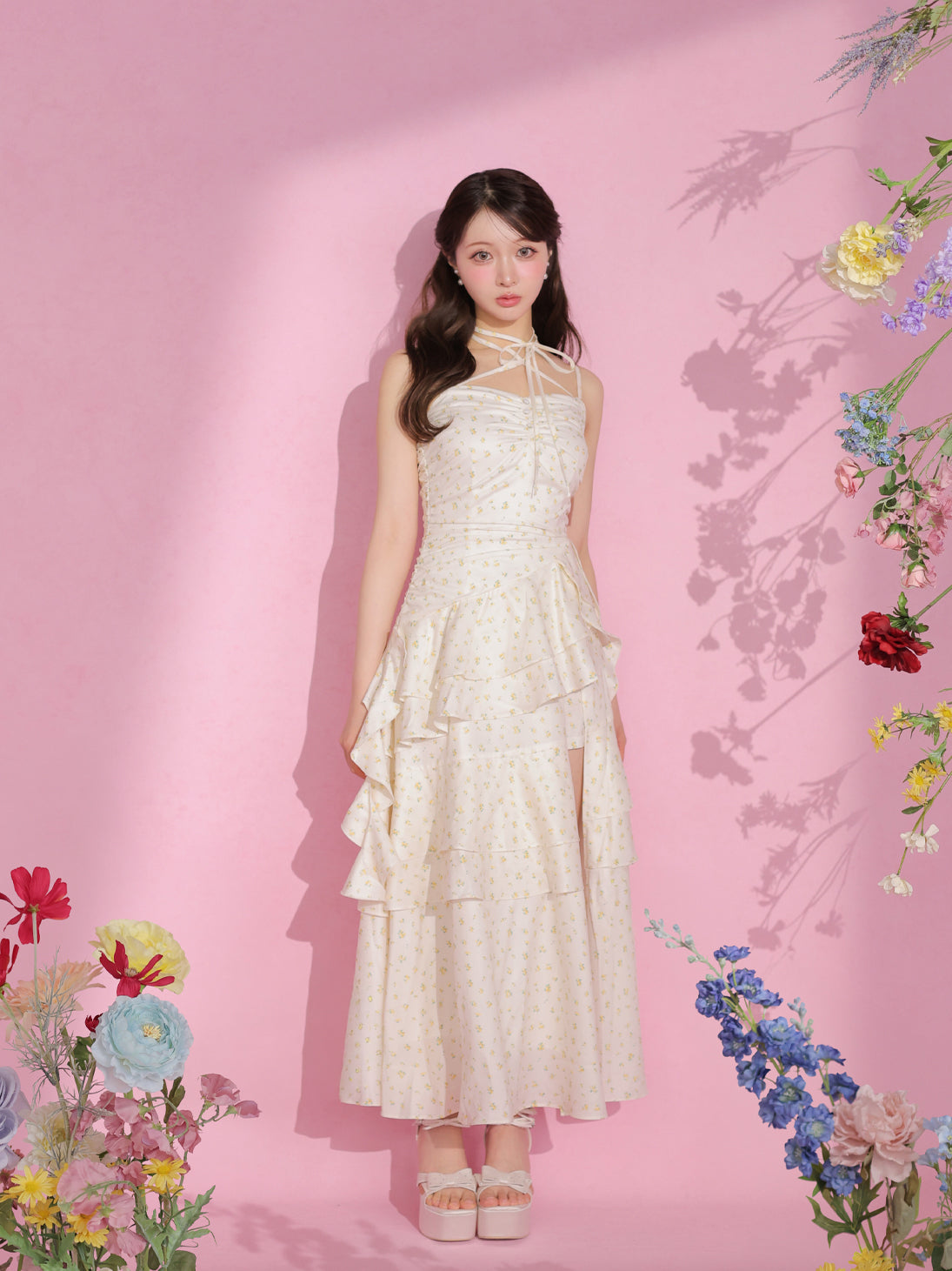 model：160cm　(size：F　color：Yellow)