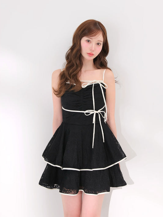 model：162cm　(size：F　color：Black)