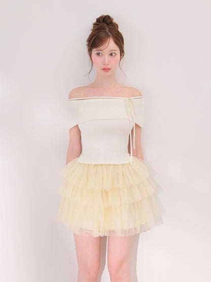 model：162cm　(size：F　color：Ivory)