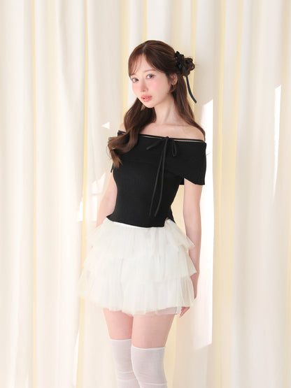 model：162cm　(size：F　color：Black)