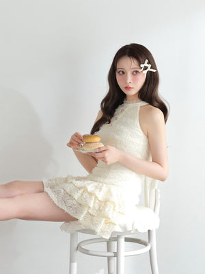 model：160cm　(size：F　color：Ivory)