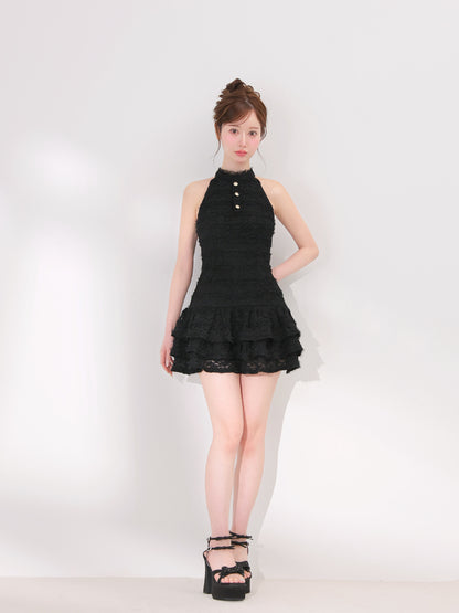 model：162cm　(size：F　color：Black)