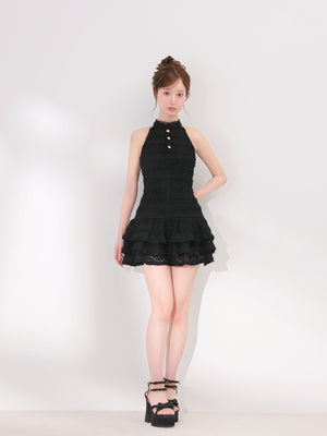 model：162cm　(size：F　color：Black)