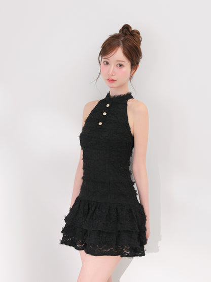 model：162cm　(size：F　color：Black)