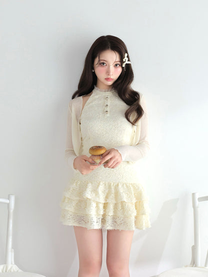 model：160cm　(size：F　color：Ivory)