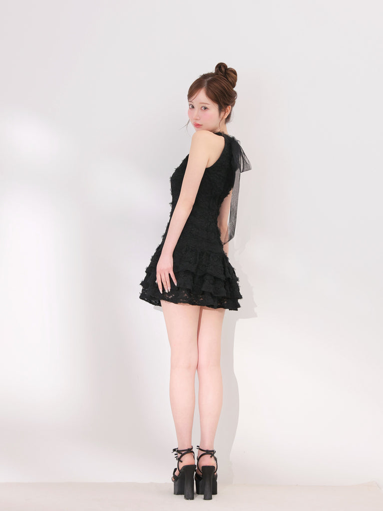 model：162cm　(size：F　color：Black)