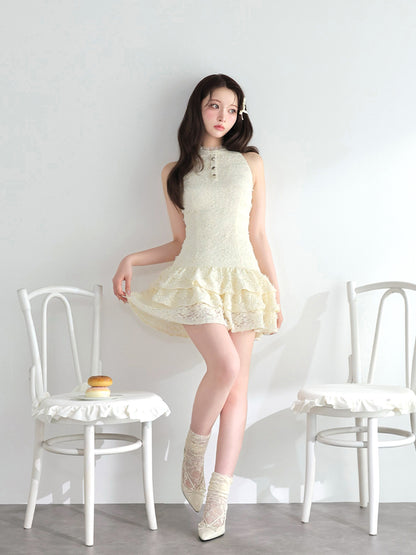 model：160cm　(size：F　color：Ivory)