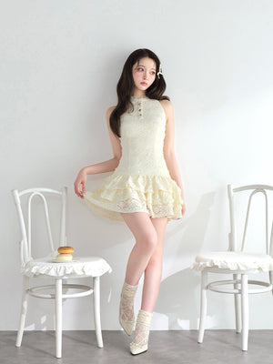model：160cm　(size：F　color：Ivory)