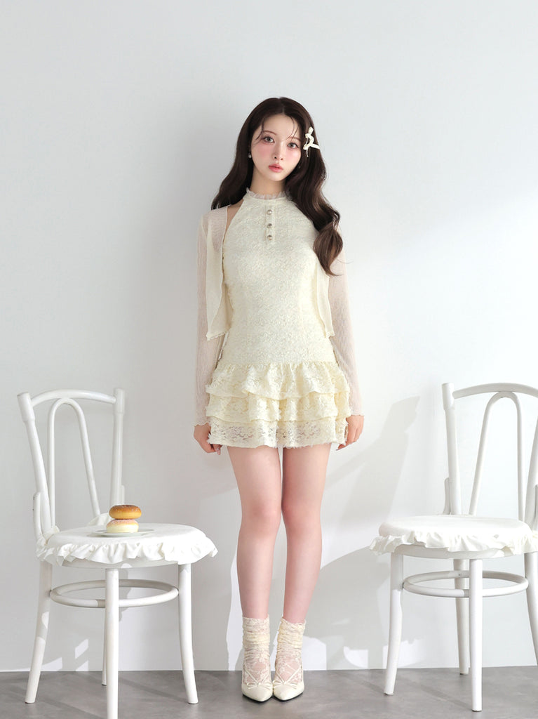 model：160cm　(size：F　color：Ivory)
