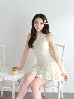 model：160cm　(size：F　color：Ivory)