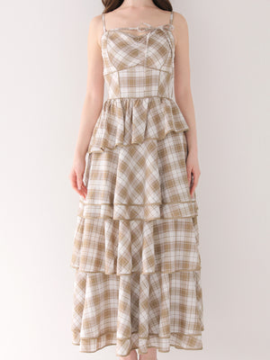 model：162cm　(size：F　color：White×Beige)