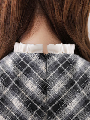 Classic mood check mini onepiece(eme10855)