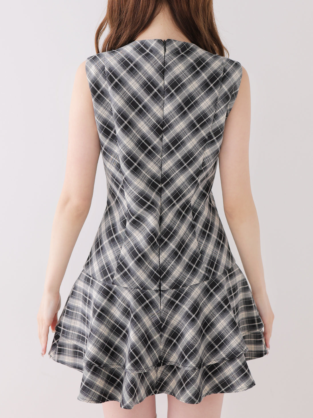 Classic mood check mini onepiece(eme10855)