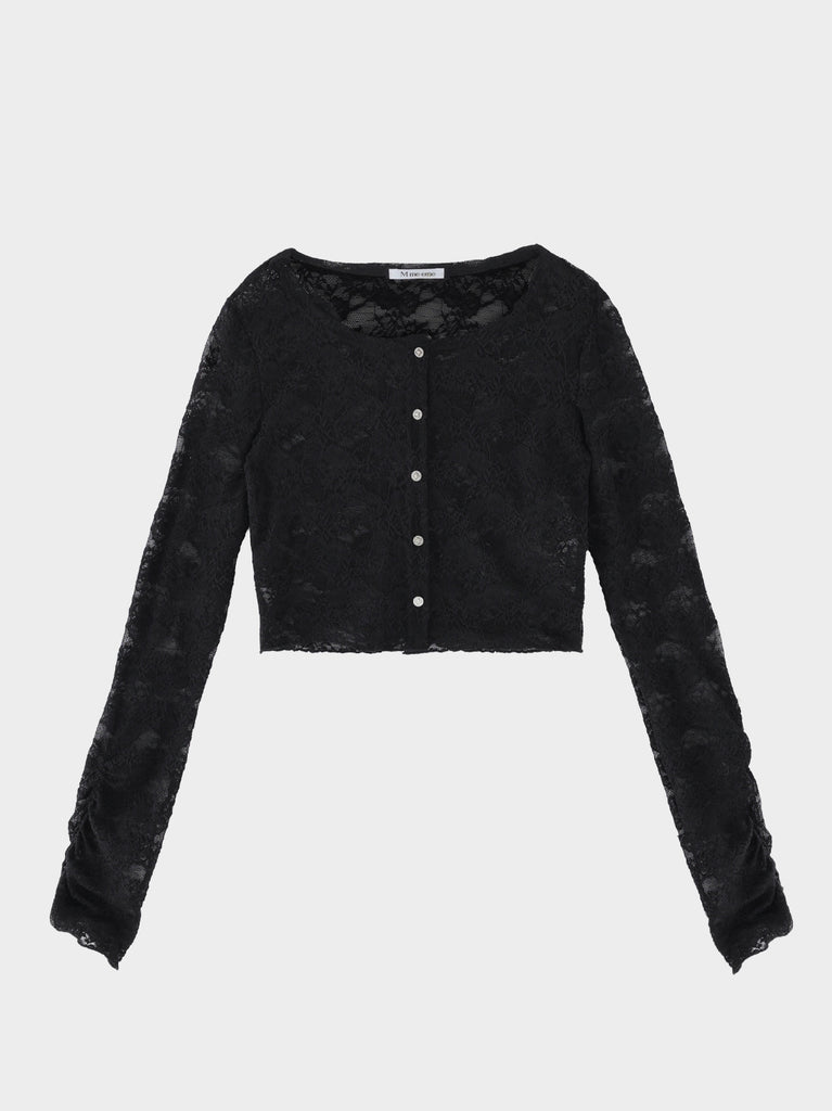 Classical lace bolero cardigan(eme10858)