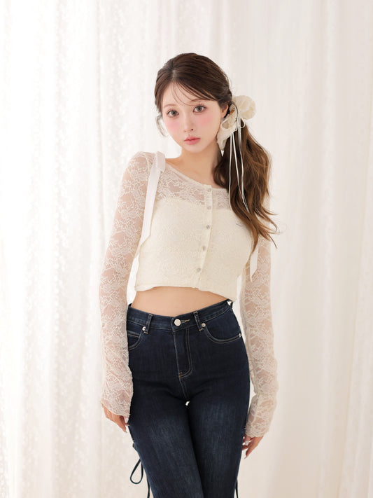 model：160cm　(size：F　color：Ivory)