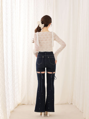 model：160cm　(size：S　color：Navy)