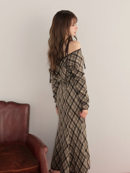 model：160cm　(size：F　color：Brown)