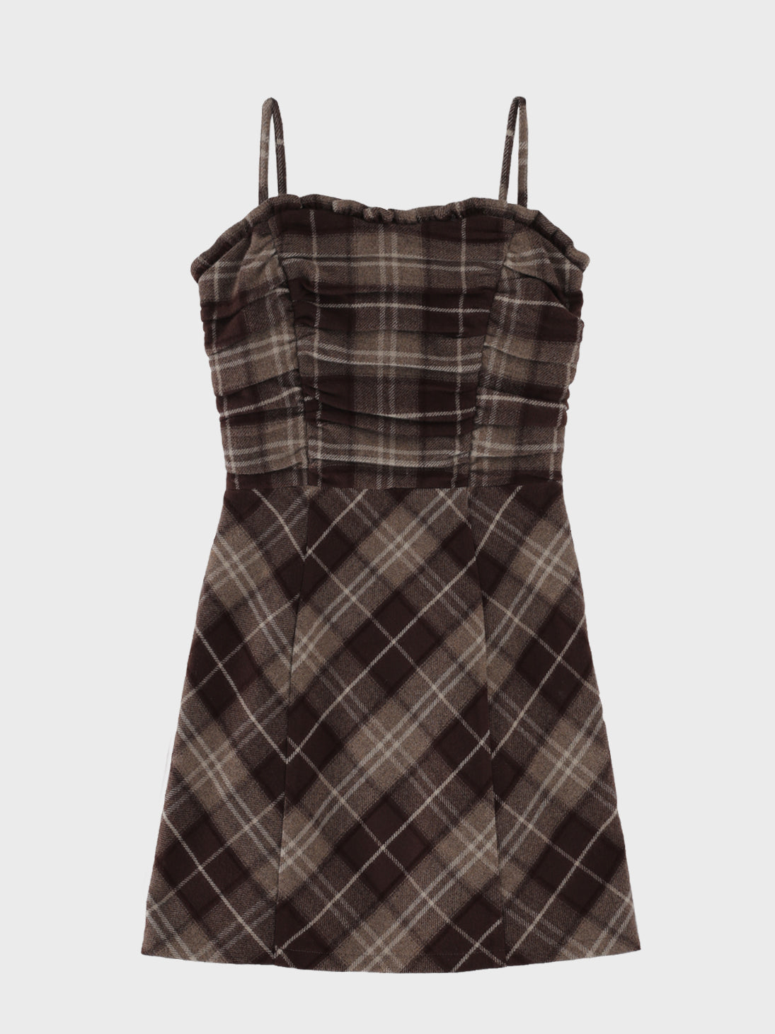 Urban check cami onepiece(eme10862)