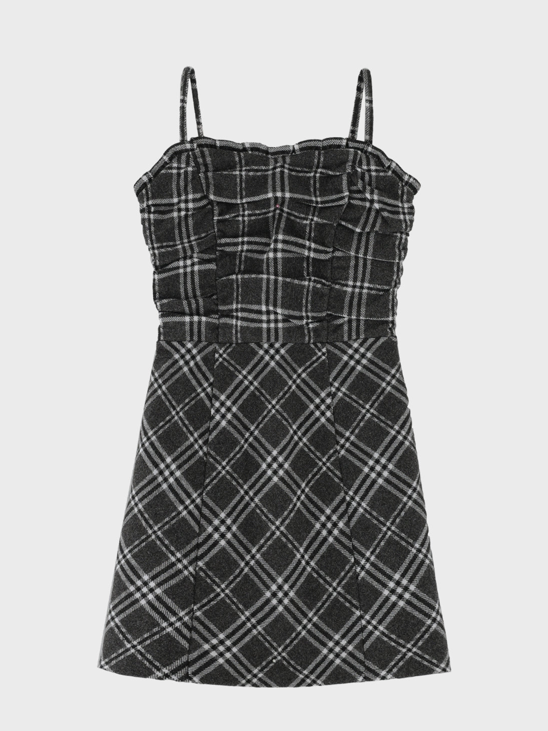 Urban check cami onepiece(eme10862)