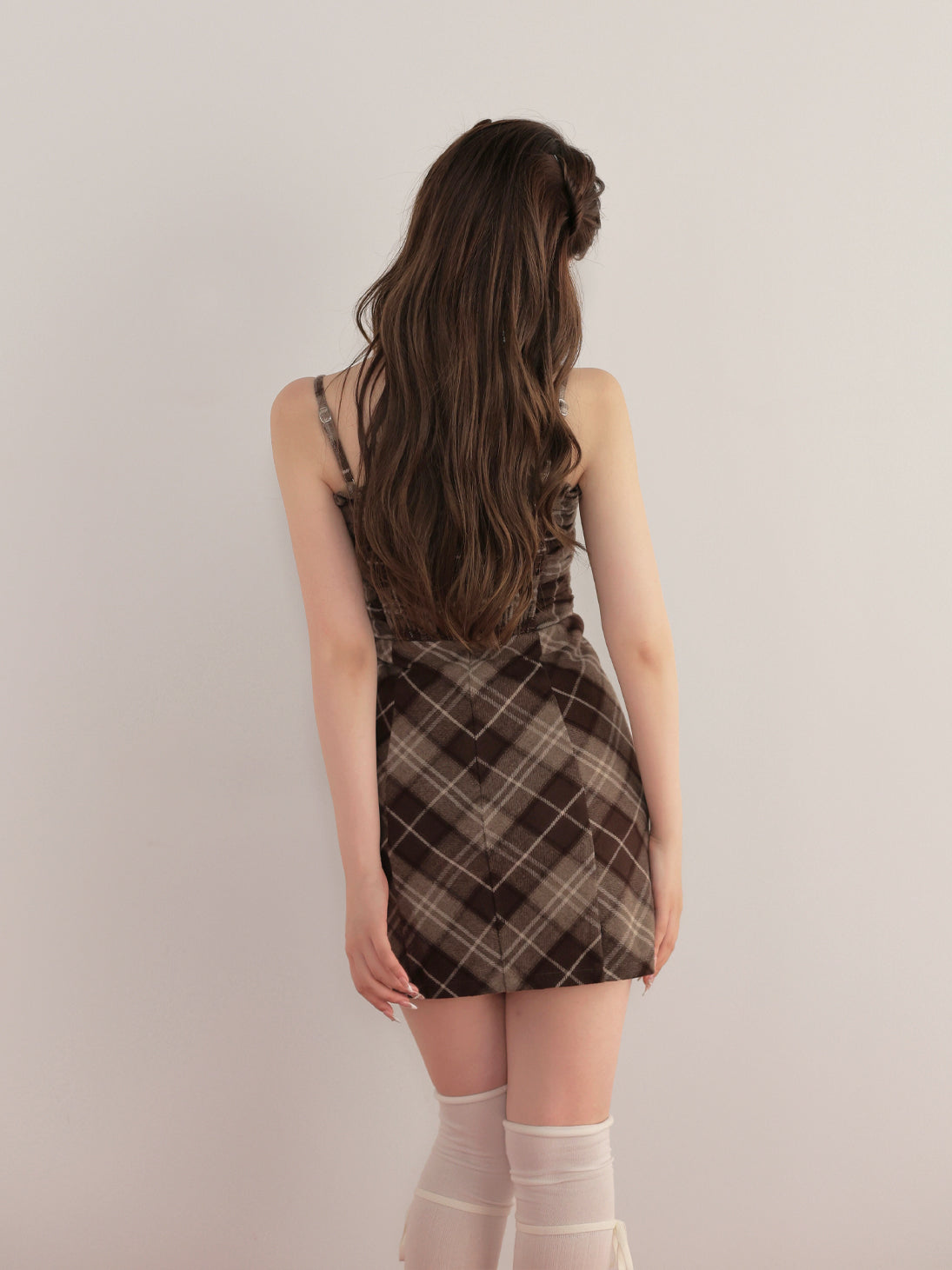 model：160cm　(size：F　color：Brown)