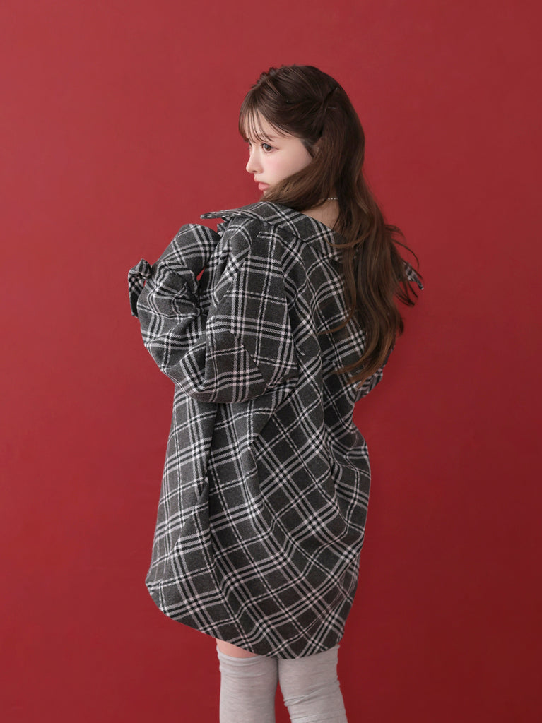 model：160cm　(size：F　color：Gray)
