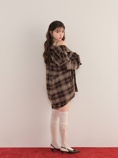 model：160cm　(size：F　color：Brown)
