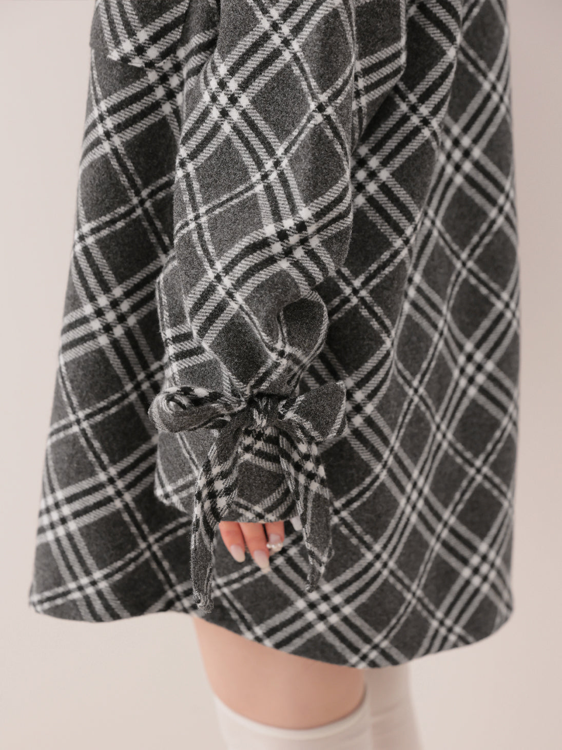 Urban check shirt outer(eme10863)