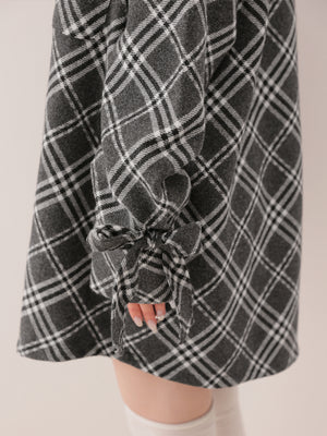 Urban check shirt outer(eme10863)