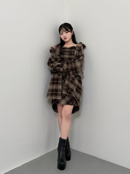 model：150cm　(size：F　color：Brown)