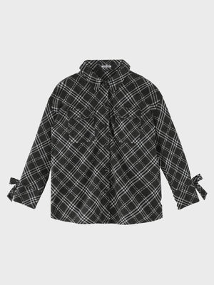 Urban check shirt outer(eme10863)
