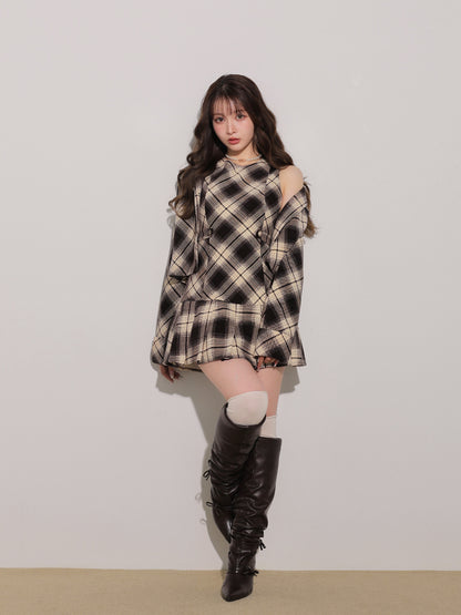 model：160cm　(size：F　color：Brown)