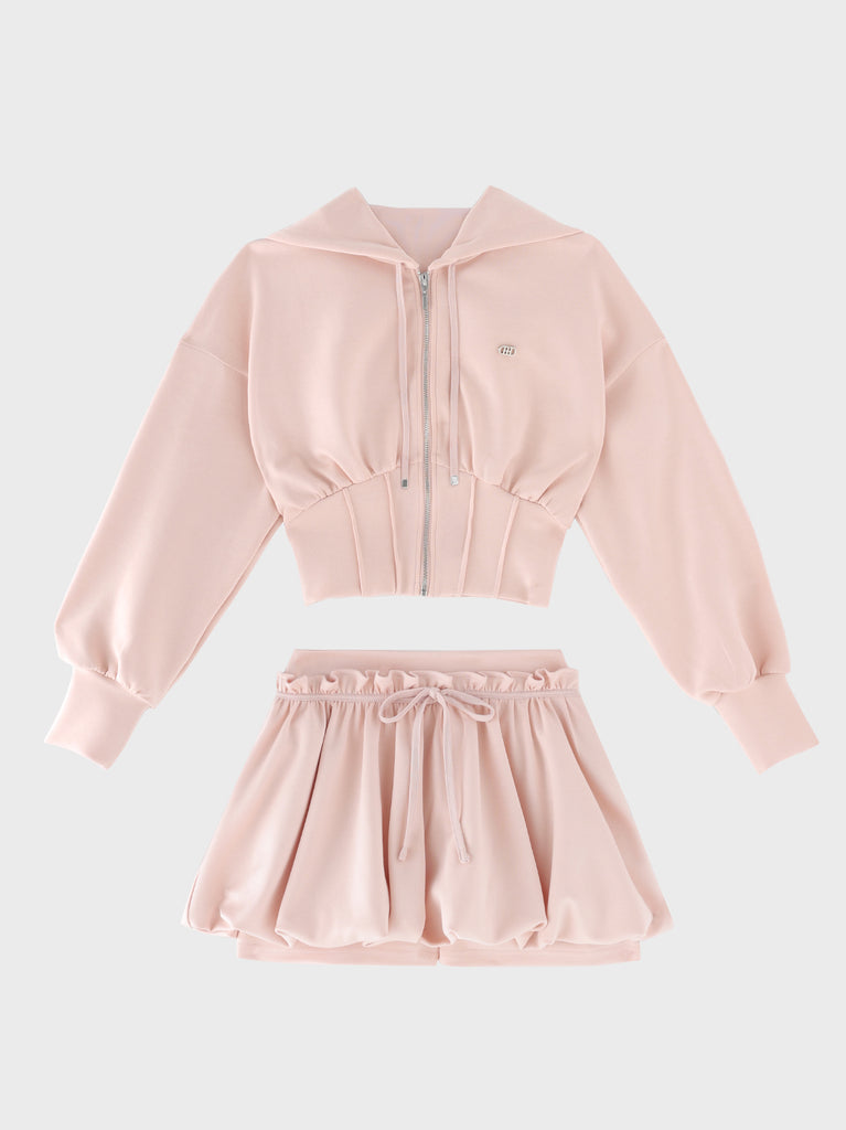 Hoodie shape smooth setup(eme10869)