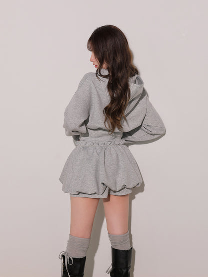model：160cm　(size：F　color：Gray)
