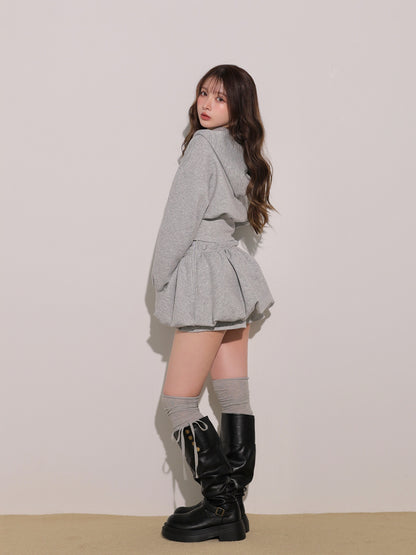model：160cm　(size：F　color：Gray)