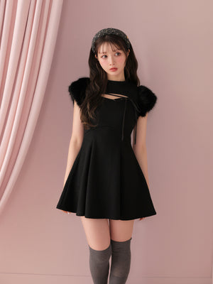 model：160cm　(size：F　color：Black)