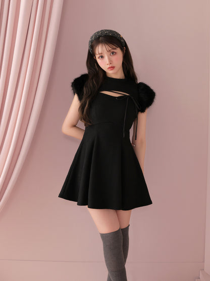 model：160cm　(size：F　color：Black)