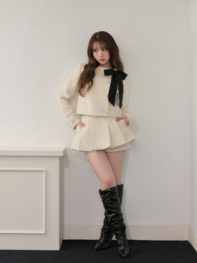model：160cm　(size：F　color：Ivory)
