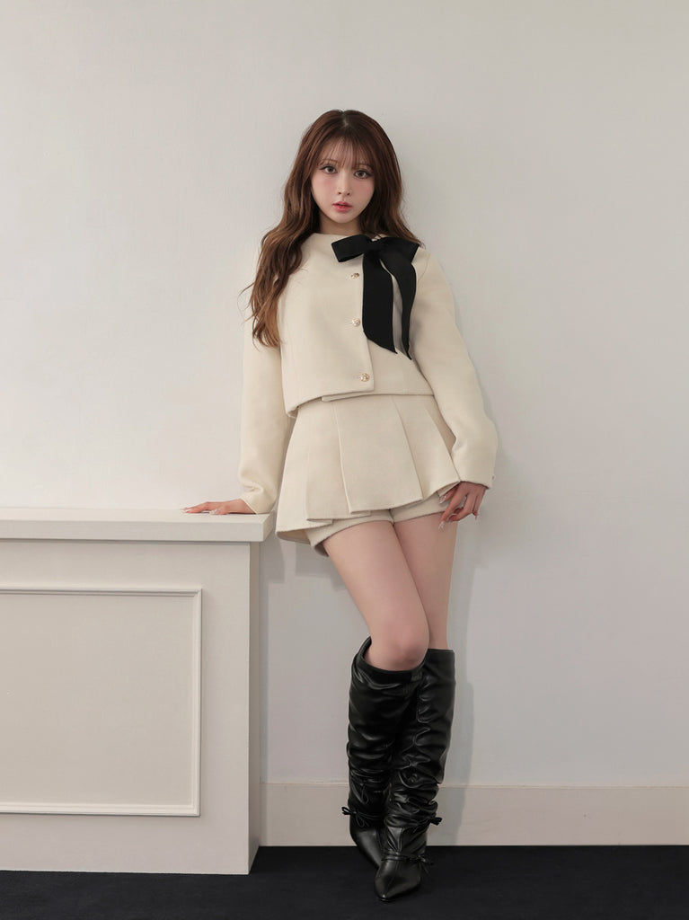 model：160cm　(size：F　color：Ivory)