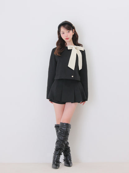 model：162cm　(size：F　color：Black)