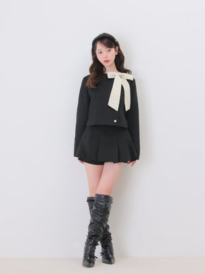 model：162cm　(size：F　color：Black)