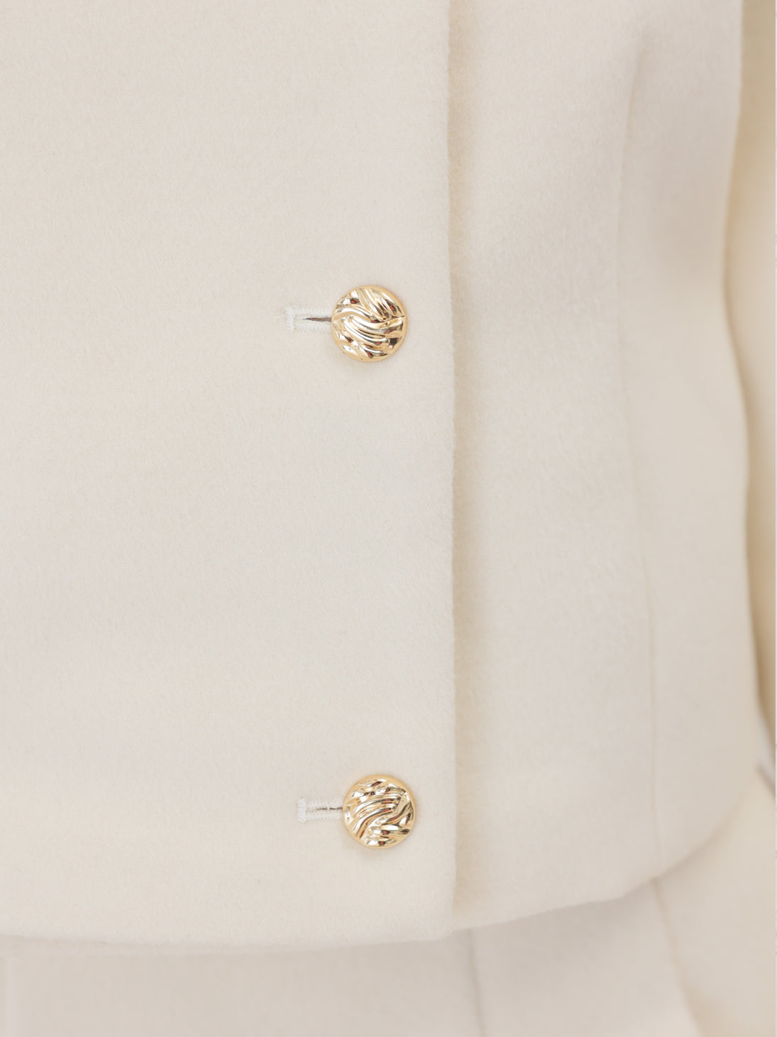 【Pre Order】Noble bicolor ribbon melton jacket(eme10871)