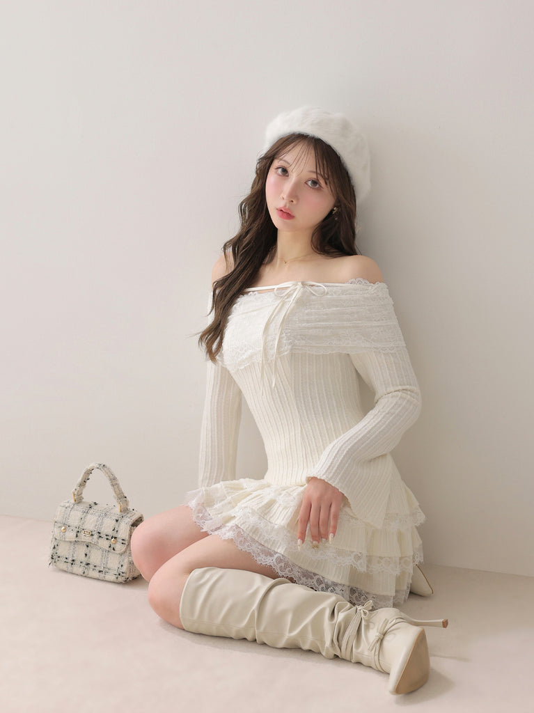 model：160cm　(size：F　color：Ivory)