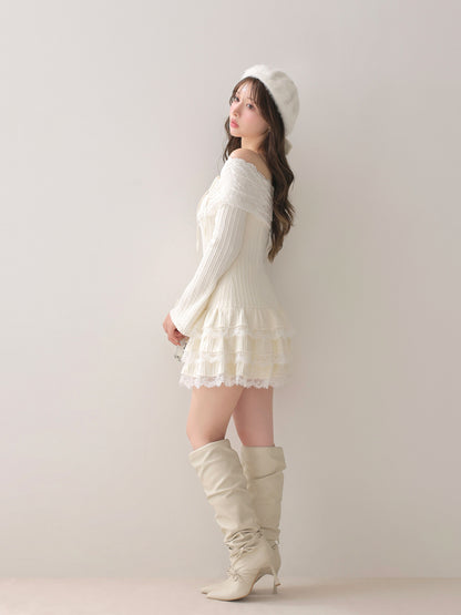 model：160cm　(size：F　color：Ivory)