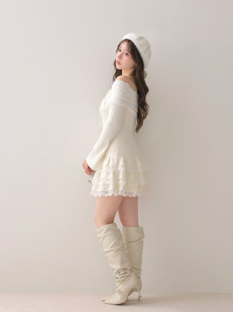 model：160cm　(size：F　color：Ivory)