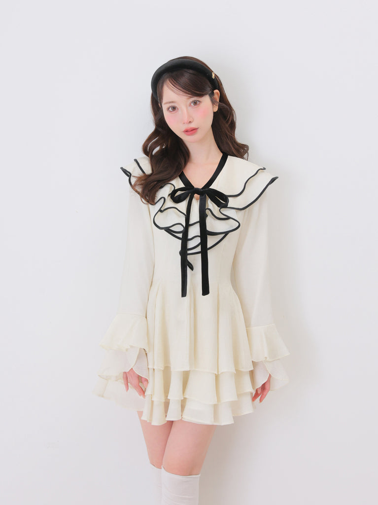 model：162cm　(size：F　color：Ivory)