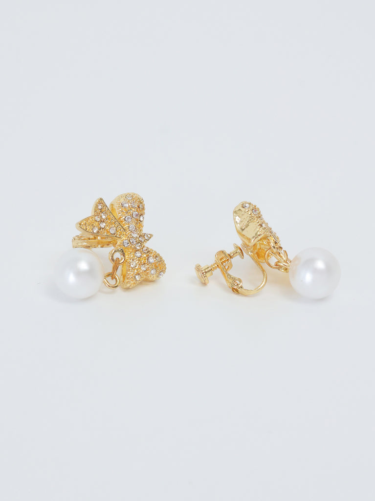 Bijou ribbon ear jewelry(eme10878)