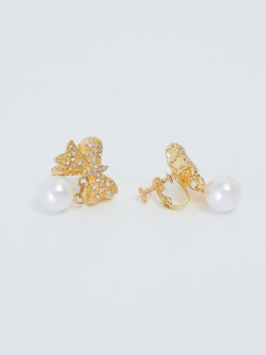 Bijou ribbon ear jewelry(eme10878)