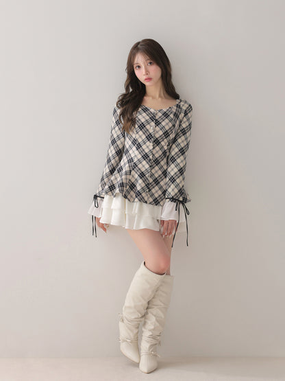 model：160cm　(size：F　color：Ivory)